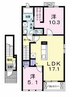 ビオーラ静【2階】の間取り