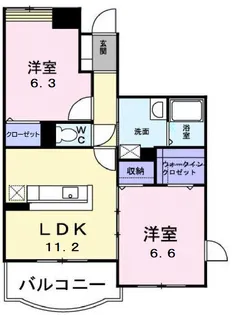 グランアベニール【2階】の間取り