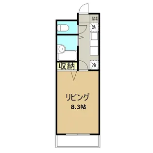 ジュネスメゾンイノウエ【2階】の間取り