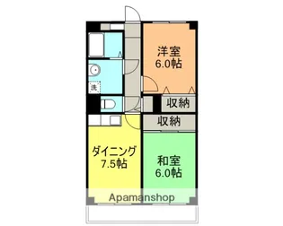 カーサフェリーチェ【206号室】の間取り