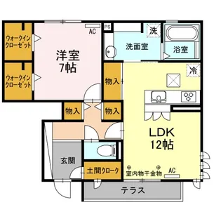 STONE HILLS(ストーンヒルズ) Y【1階】の間取り