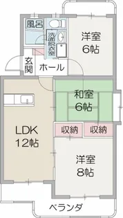エスポワール【1階】の間取り