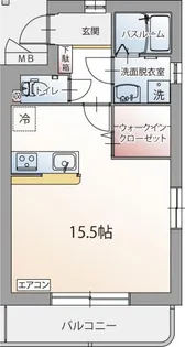クレールコート堂庭【2階】の間取り