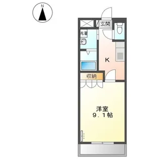 ライフシティ・ネオ【1階】の間取り