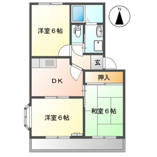 プリベールT【1階】の間取り