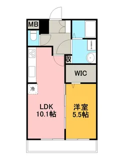 セレスト【2階】の間取り
