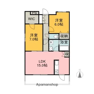 ヴィブレ アキラ レジデンス【1階】の間取り