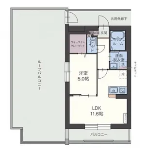 リベルダーデ【5階】の間取り
