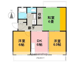 スカイコート高尾台【1階】の間取り