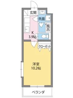 フィルモア【1階】の間取り