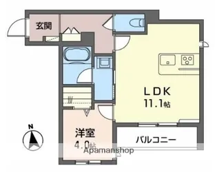 EL ALIVIO杉崎町【2階】の間取り