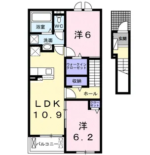 インバルナY【2階】の間取り