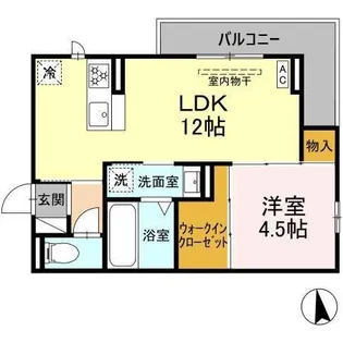グリーンビレッジ西条町【3階】の間取り
