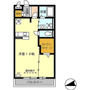 アミティエ(ヨネヤマチョウ)【3階】の間取り