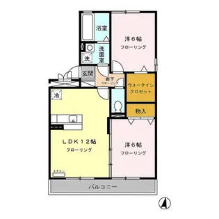 プレミールS【2階】の間取り