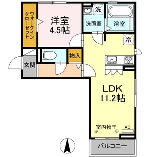 ルミエール【3階】の間取り