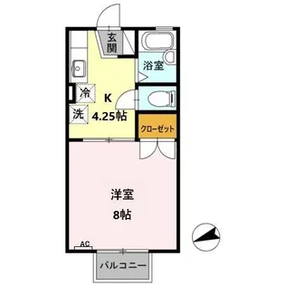 ドミール青笹 A【2階】の間取り