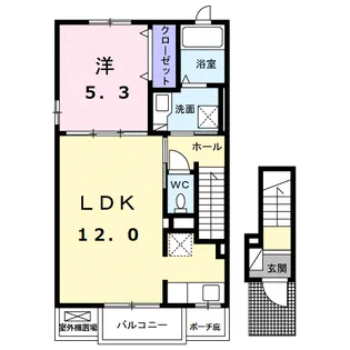 スマイル【2階】の間取り