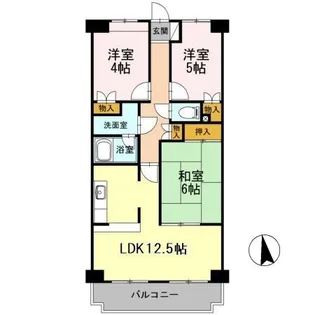 AMOURナメリ【3階】の間取り