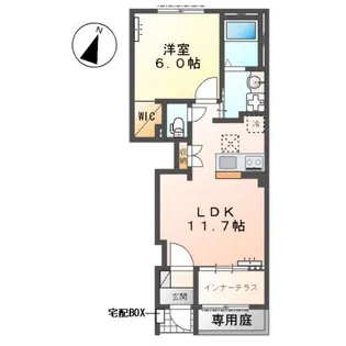 サンプレスⅡ【1階】の間取り