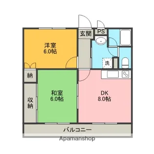 ルマンS【1階】の間取り