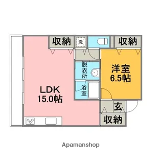 テルツァ上土狩【3階】の間取り