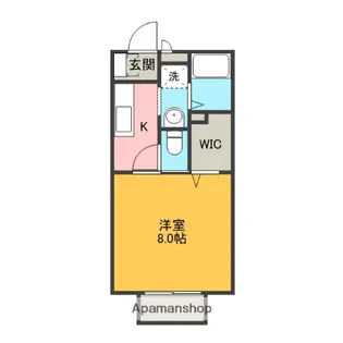 静岡県駿東郡長泉町納米里【アパート】の間取り