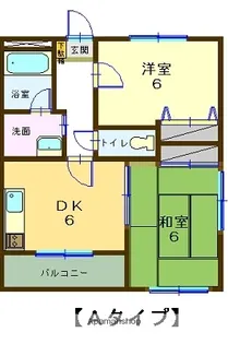 ヴィラメゾンMAKI【1階】の間取り