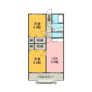 アーバンコートⅡ【2階】の間取り