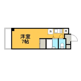 メゾン平成【1階】の間取り