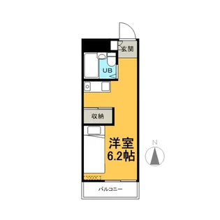 レジデンス清水【207号室】の間取り