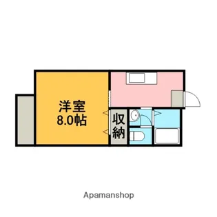 レジデンス草薙【B201号室】の間取り