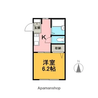 エスペランサルビー【1階】の間取り