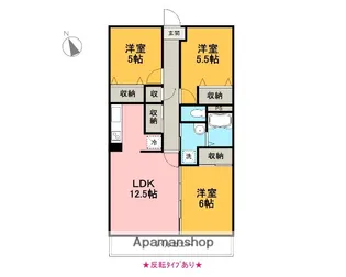 ドゥメゾンマルショウ【3階】の間取り