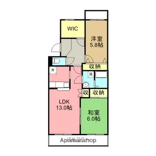 エスポワールSK−B【3階】の間取り