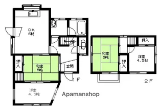 静岡県焼津市小柳津【一戸建】の間取り