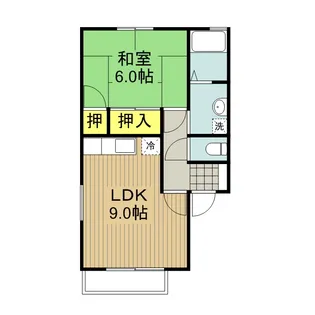 メゾンピジョノ【202号室】の間取り