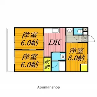 サンコート清見田【2階】の間取り