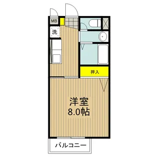 SURPLUSラ・シャーンブル【2階】の間取り