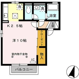 デルニエⅥ【1階】の間取り