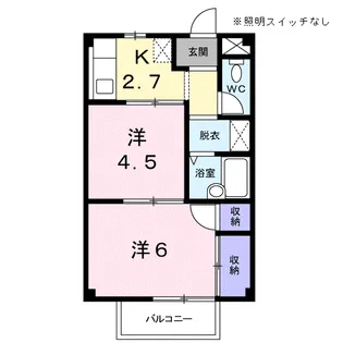 ニューエントピア【2階】の間取り