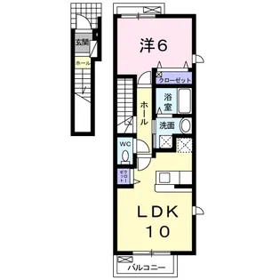 シュティル ブリーゼ【2階】の間取り