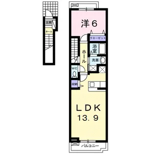 かいがん【2階】の間取り