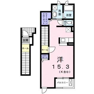 プリムローズⅠ【2階】の間取り