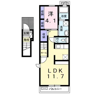 リザーブY【2階】の間取り