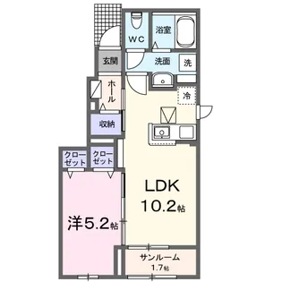 モカ ⅩⅠ【1階】の間取り