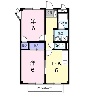 ソレイユ【2階】の間取り