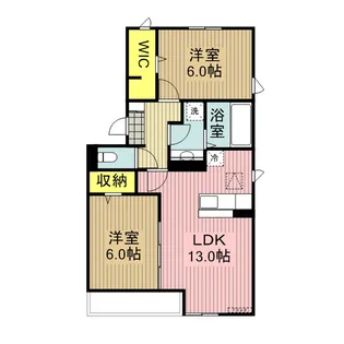 ルミエール西焼津【1階】の間取り