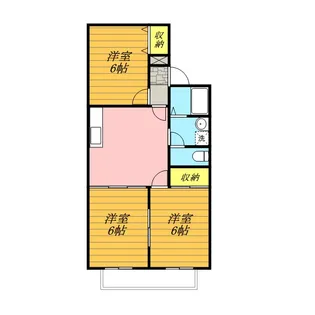 ルポ・ボナール【1階】の間取り