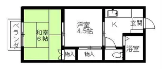 メゾンエスポワール【205号室】の間取り